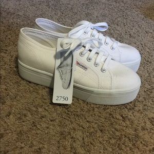 Superga platform sneakers size 7.5